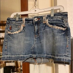 Miss me jean skirt